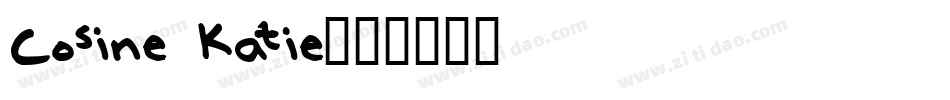 Cosine Katie字体转换